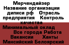 Мерчендайзер › Название организации ­ диписи.рф › Отрасль предприятия ­ Контроль качества › Минимальный оклад ­ 20 000 - Все города Работа » Вакансии   . Ханты-Мансийский,Белоярский г.